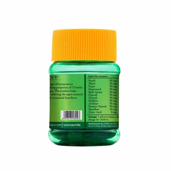Dr. Vaidya's Gasoherb Pills - Relief From Gas Problems Pills 30