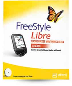 Freestyle Libre Reader Flash Glucose Monitoring System (Yellow) Glucometer