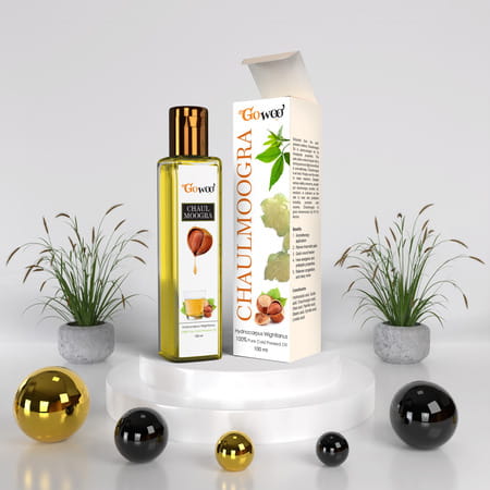 Pack Of 2 Rose Geranium Essential Oil & Chaulmoogra Carrier Oil - 100% Undiluted Therapeutic Grade