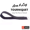 Besafe Forever Tourniquet Band For Sample Blood Collection | Black | Pack Of 2