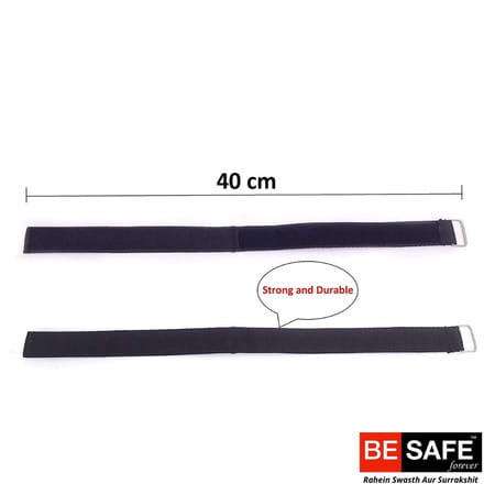 Besafe Forever Tourniquet Band For Sample Blood Collection | Black | Pack Of 2