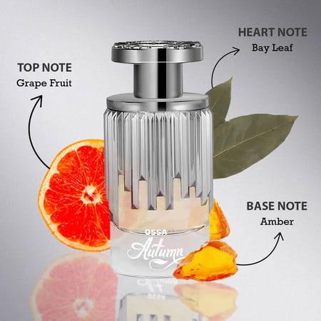 Ossa Autumn Eau De Parfum | Fresh And Woody Notes | For Men And Women | 100 Ml