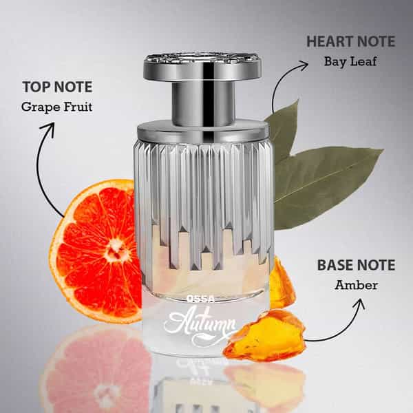 Ossa Autumn Eau De Parfum | Fresh And Woody Notes | For Men And Women | 100 Ml