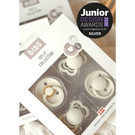 Bibs Try-It 4-Pack - Size 1 Latex & Silicone Ivory - 0+ Months