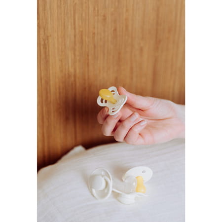 Bibs Try-It 4-Pack - Size 1 Latex & Silicone Ivory - 0+ Months