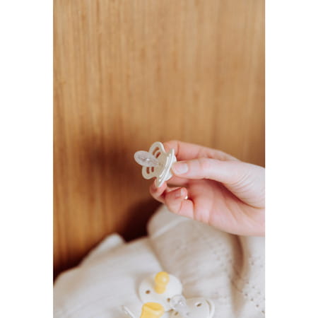 Bibs Try-It 4-Pack - Size 1 Latex & Silicone Ivory - 0+ Months