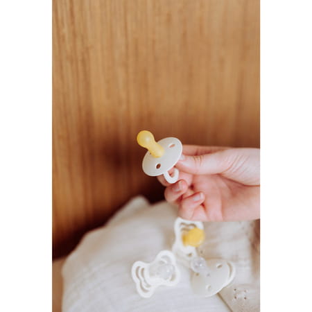 Bibs Try-It 4-Pack - Size 1 Latex & Silicone Ivory - 0+ Months