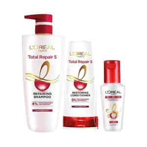 L'oreal Paris Total Repair 5 Combo (shampoo + Conditioner + Serum) 1