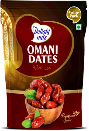 Delight Nuts Omani Dates Value Pack 500gm