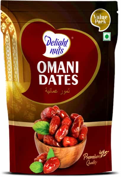 Delight Nuts Omani Dates Value Pack 500Gm