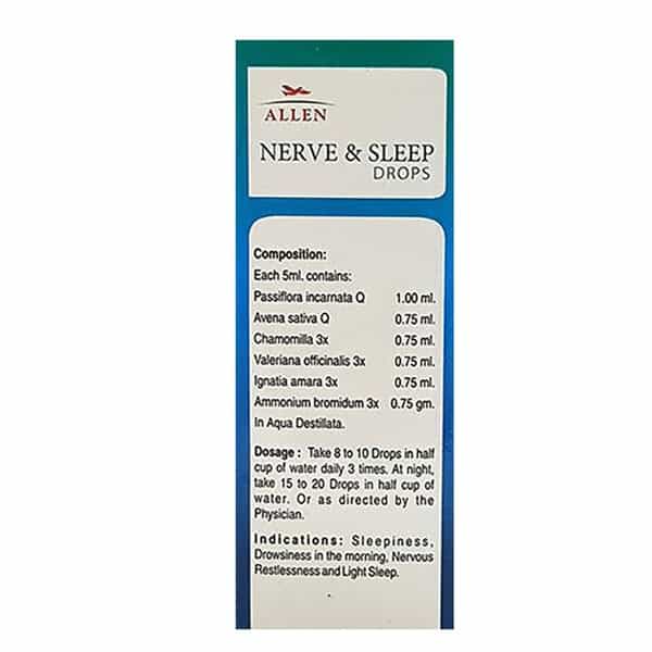 Allen Laboratories A25 Nerve And Sleep Drops 30Ml