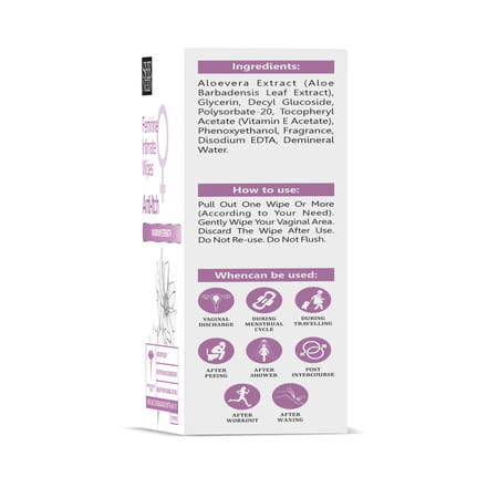 Sheneed Feminine Intimate Anti-Itch Wipes With Maximum Strength | All Skin Types | 10n Pack Of 1