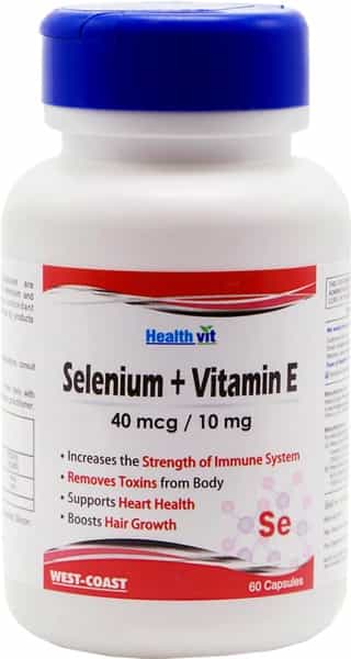 Healthvit Selenium 40 Mcg Vitamin E 10 Mg -60 Capsules