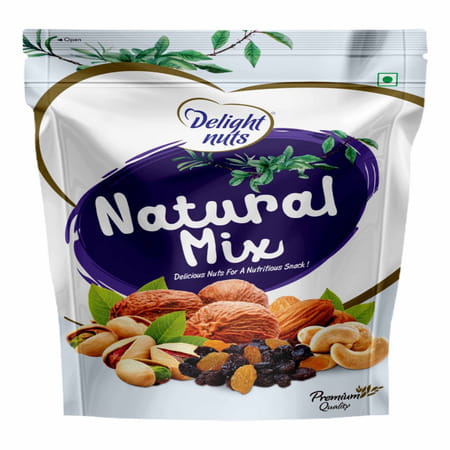 Delight Nuts Natural Mix- Delicious Nuts For Nutritious Snack 200gm