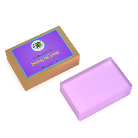 Eo Naturals Le Luxe Gel Soap Gel Bar With Skin Conditioners 100 Gm (Rosemary & Lavender)