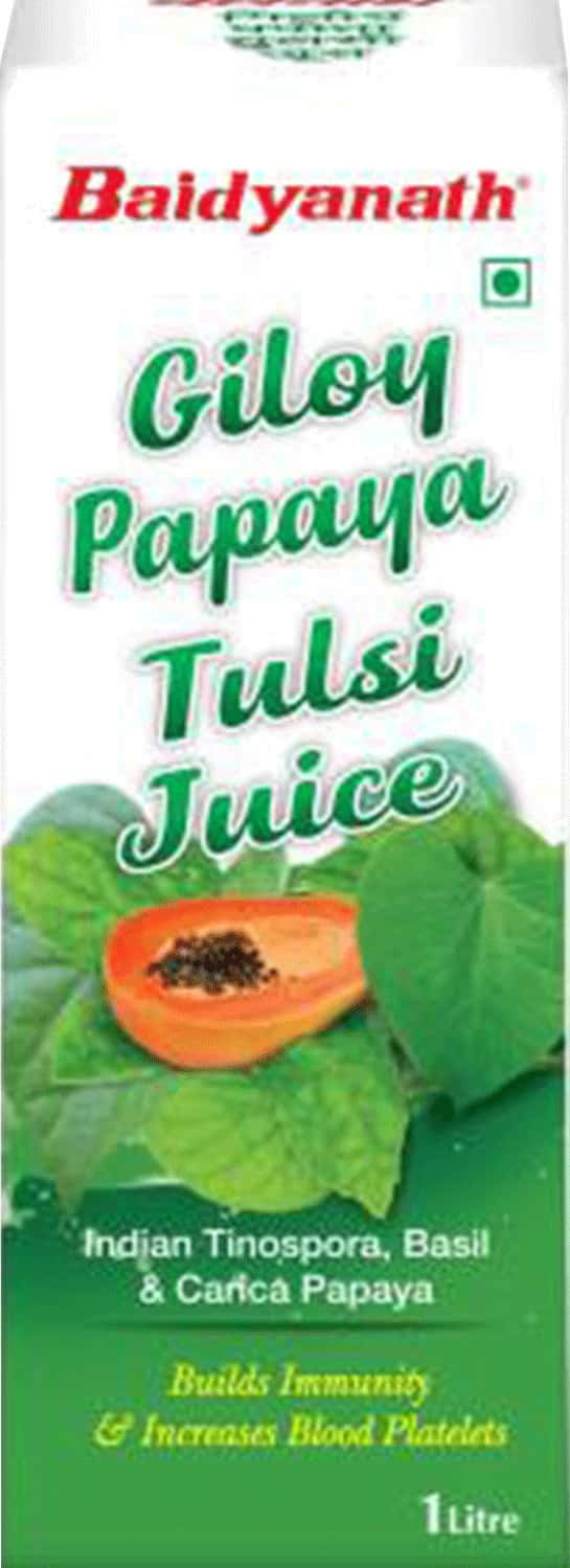 Buy BAIDYANATH GILOY PAPAYA TULSI JUICE 1L ENHANCES IMMUNITY AND