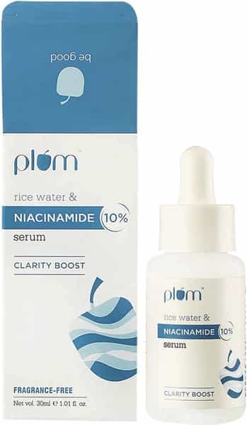 Plum 10% Niacinamide Face Serum With Rice Water - 30 Ml
