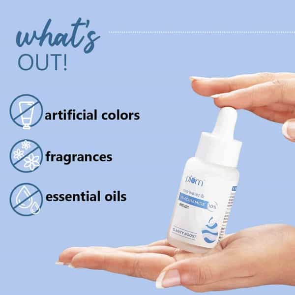 Plum 10% Niacinamide Face Serum With Rice Water - 30 Ml