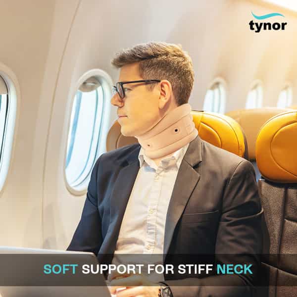 Tynor Cervical Collar Soft With Support Beige Large 1 Unit