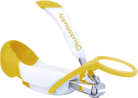 Buddsbuddy Premium Baby Nail Clipper With Magnifying Glass Yellow Bb5023