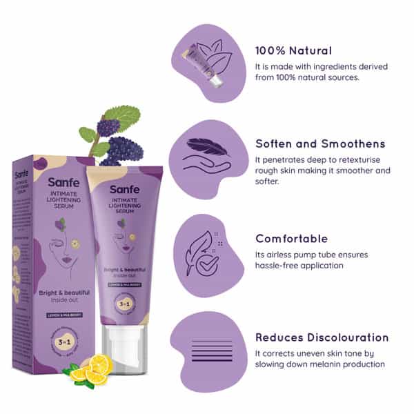 Sanfe Intimate Lightening Serum - 100Gm