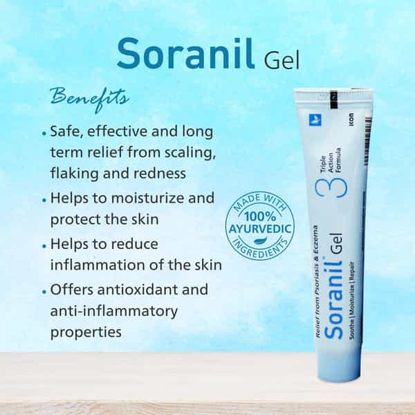 Soranil Gel 30 Gm | Blend Of Ayurvedic Herbs That Restores Skin Health (Pack Of 4)