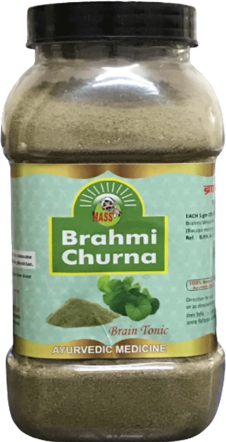 Hass Brahmi Churna - Brahmi Powder - For Brain & Memory For Eating Drinking & For Hair (500 Gm)