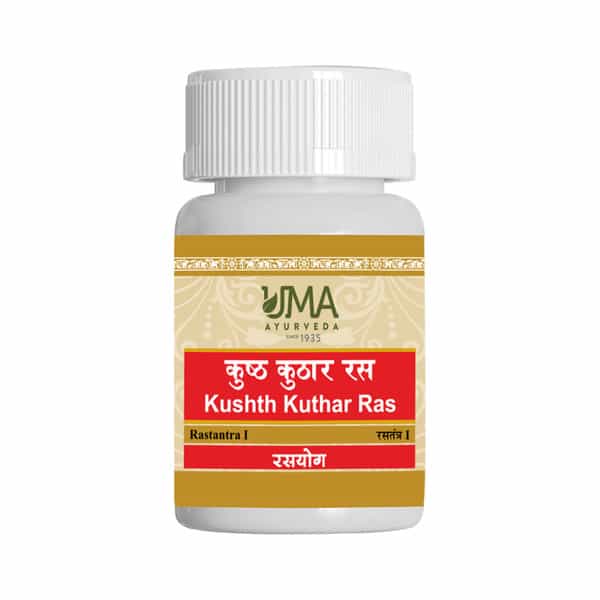 Uma Ayurveda Kushthkuthar Ras Ayurvedic Tablets 80 Tab