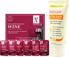 Nutriglow Natural's Advanced Pro Formula Pack Of 2 Wine Facial Kit 60Gm & De-Tan Scrub (65Gm)