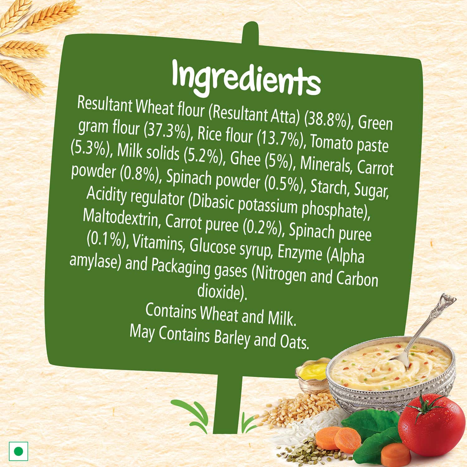 Buy NESTLE CERELAC BABY CEREAL WITH MILK KHICHDI WITH VEGETABLES & GHEE