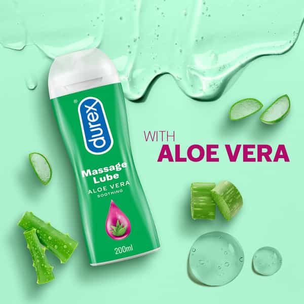 Durex Play Massage 2-In-1 Aloe Vera Lube - 200Ml