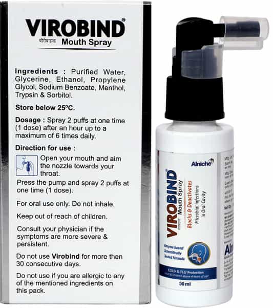 Virobind Bottle Of 50Ml Mouth Spray