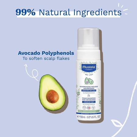 Mustela Foam Shampoo For Nb 150ml