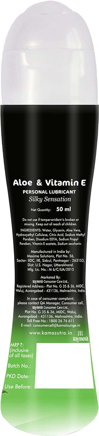Buy KAMASUTRA PERSONAL LUBRICANT ALOEVERA AND VITAMIN E 50ML Online & Get  Upto 60% OFF at PharmEasy