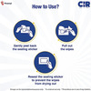 Cir Soft Body Cleansing Wet Bed Bath Wipes For Adults | Extra Large | 10 Wipes/Pack (Pack Of 6)
