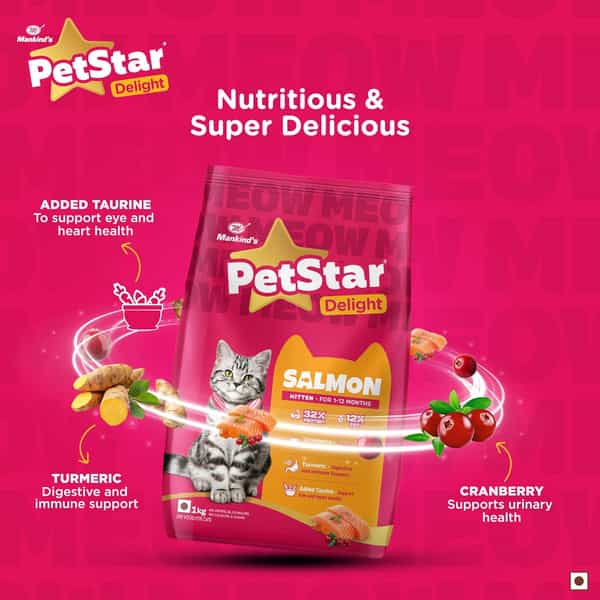 Petstar Kitten Cat Food Salmon Flavour (2.8 Kg)