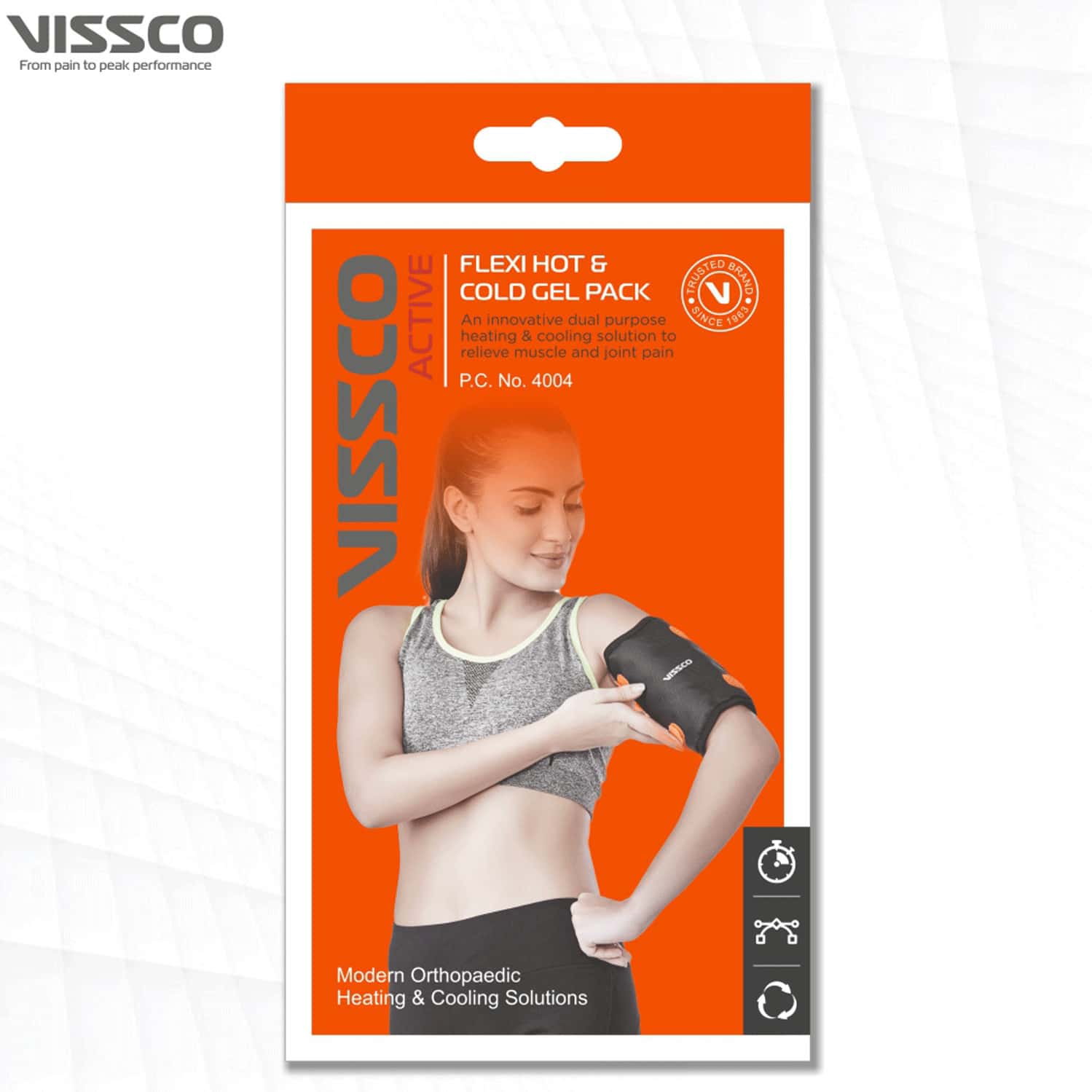 Buy VISSCO FLEXI HOT & COLD GEL PACK STRAP HEATING & COOLING SOLUTION