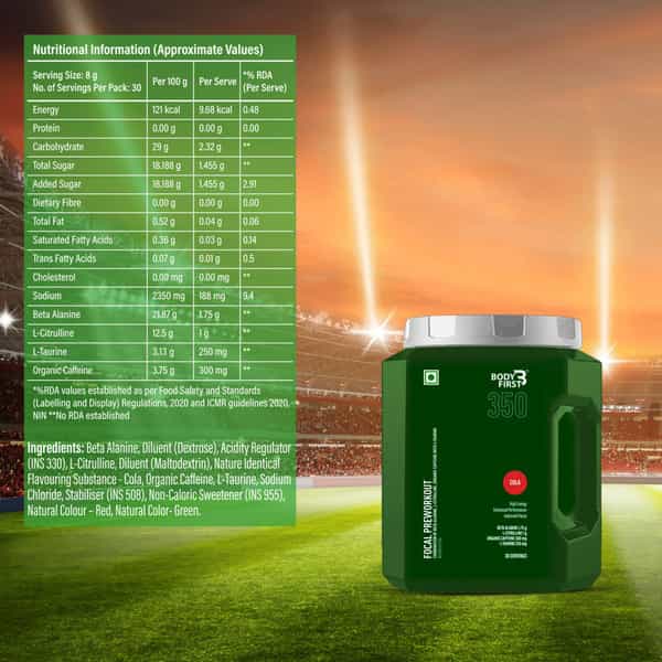 Bodyfirst Focal Preworkout 30 Servings Cola