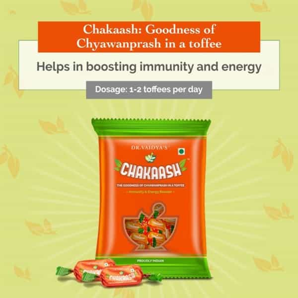 Dr. Vaidya's Chakaash - Chyanwanprash Soft Chews 50 Toffees