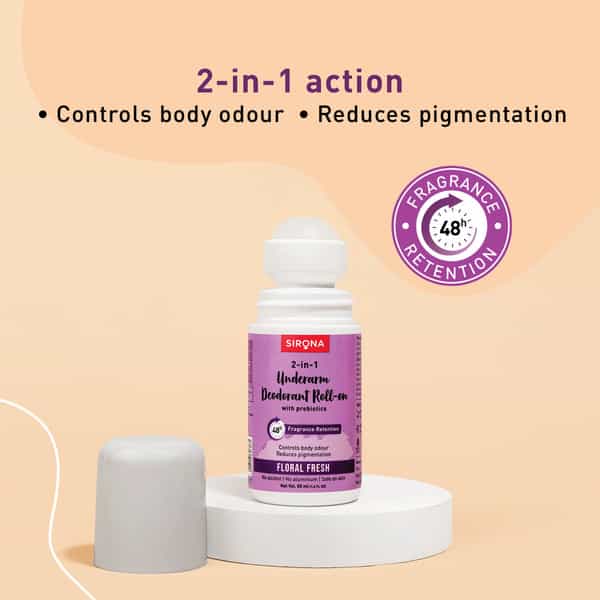 Sirona Underarm Roll On - Spring Bouquet - 50 Ml