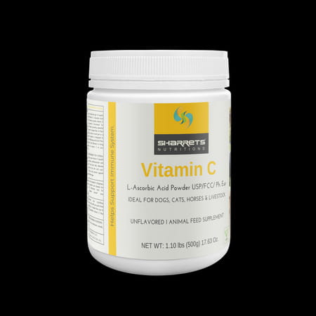 Sharrets Vitamin C L-Ascorbic Acid Powder For Pets Immunity - Pack Of 3 | 500g Each