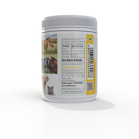 Sharrets Vitamin C L-Ascorbic Acid Powder For Pets Immunity - Pack Of 3 | 500g Each