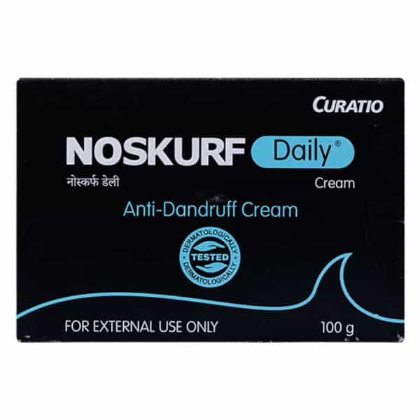 Noskurf Daily Anti Dandruff Squat Jar Of 100Gm Cream