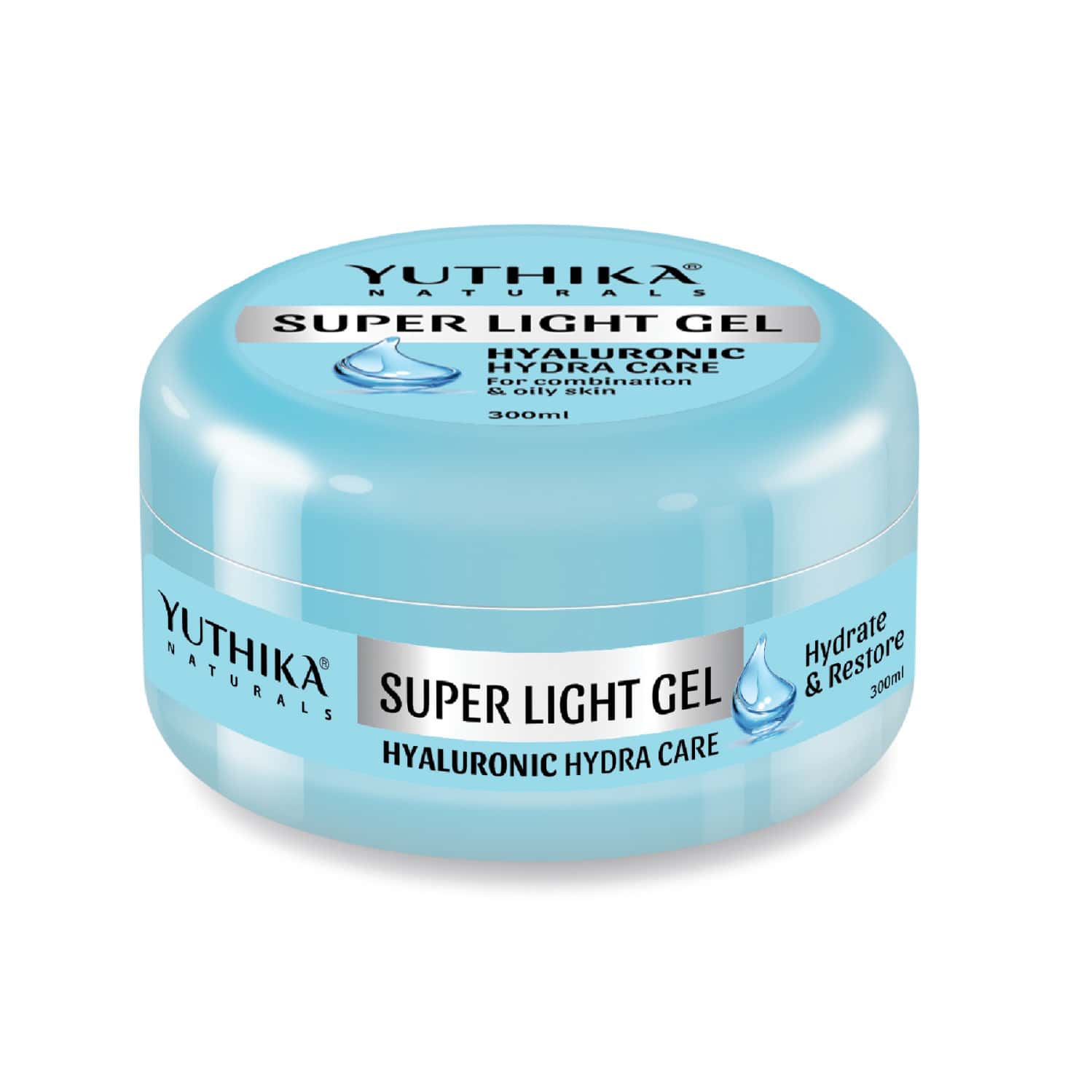 Yuthika Super Light Gel Moisturizer 300ml | Hydrating Gel Cream For Face And Body