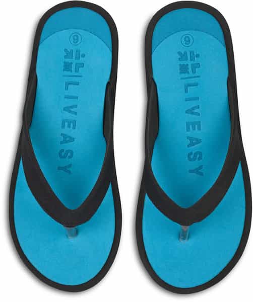Liveasy Essentials Diabetic & Orthopedic Slippers - Electric Blue Women- Size Uk-8