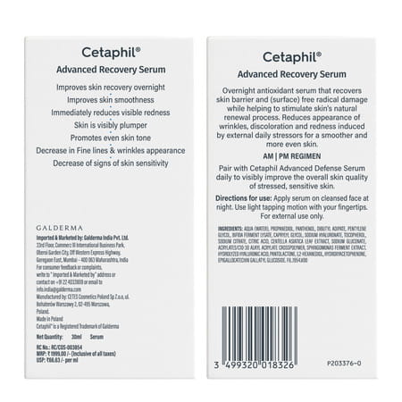 Cetaphil Advanced Recovery Serum 30Ml