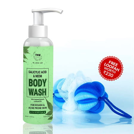 Tnw - The Natural Wash Salicylic Acid & Neem Body Wash With Aloe Vera & Green Tea Extracts | 200ml