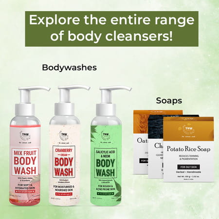 Tnw - The Natural Wash Salicylic Acid & Neem Body Wash With Aloe Vera & Green Tea Extracts | 200ml
