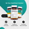 Pharmeasy Multivitamin + Calcium Combo - Complete Nutrition - Bottles Of 60 Each