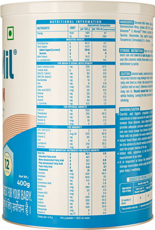 Braymil Premium 3 Infant Formula | Stage - 3 For 12 To 24 Months - 400 Gm